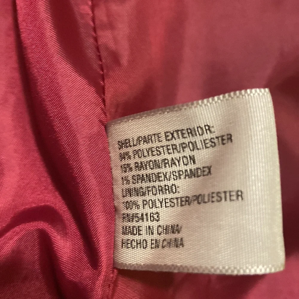 Worthington Fuchsia Peacoat Black Buttons and Tye Waist Size M GORGEOUS! EUC!!! - Picture 15 of 16